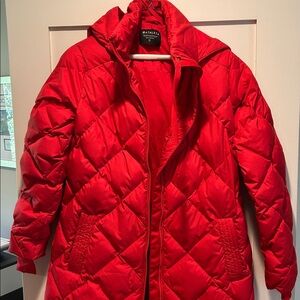 Athleta Long Length Puffer Quilted Down Coat
